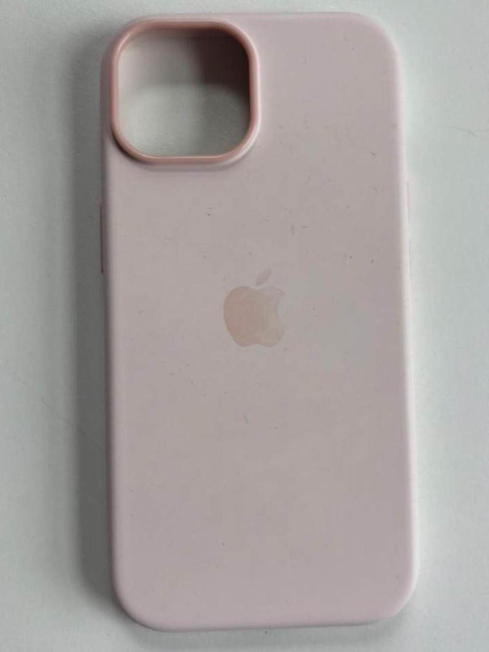 Apple Pink Silicone iPhone Case